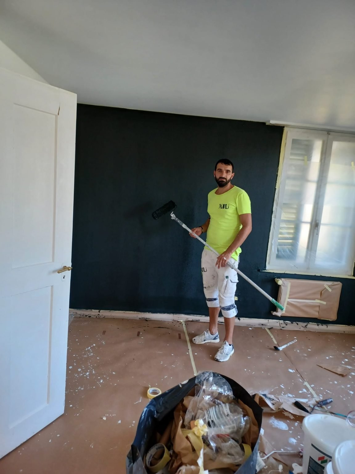 Maler bei der Arbeit